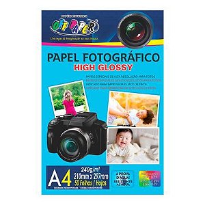 Papel Fotografico High Glossy 240g 50fls