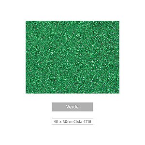 Eva c/ Brilho 40x60 Verde Leo e Leo