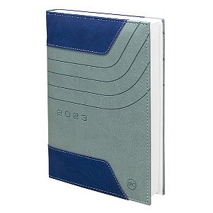 Agenda A6 Mini 2023 Cinza Claro