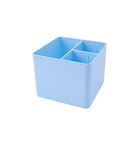 Porta Objetos AZUL PASTEL 3 Divisorias 3020.BP