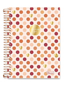 caderno CD 1/4 Double Art 80fls