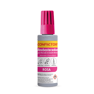Reabastecedor Rosa  para/ Quadro branco 30ml