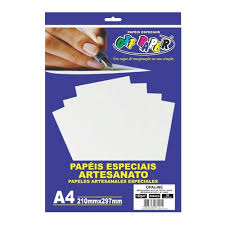 Papel opaline branco A4 120g