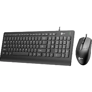 Combo Teclado e Mouse USB Day by Day Preto