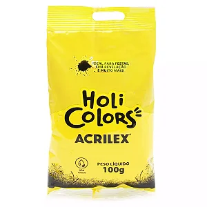 Holi Colors 100g Amarelo Ouro