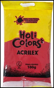 Holi Colors 100g Vermelho Fogo