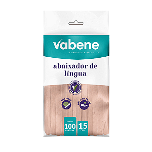 Abaixador de lingua embalado 100un/pct