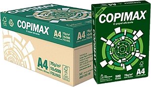 PAPEL A4 BRANCO 210X297mm COPIMAX CAIXA