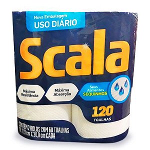 Papel Toalha Scala pct c/02 rolos