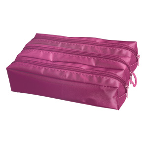 Estojo Feminino Triplo Pink 084PI DAC