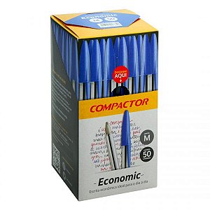 Caneta 1.0 Azul Média Economic