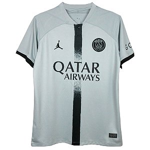 Camisa de Treino PSG Jordan 2022/23 Preta - Zeus Store