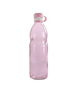 Garrafa De Água 750ML Vidro Cor Rosa