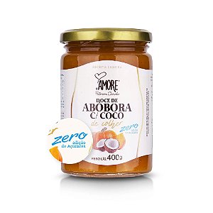 Doce de Abóbora c/ Coco Zero Açúcar RB Amore 400g