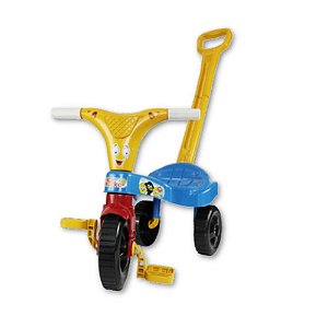 Triciclo Infantil Motika Azul Com Haste - Lugo