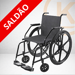 Cadeira De Rodas Simples Pl 001 Pneus Maciços
