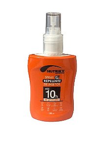 Repelente Spray 10h de Proteção Nutriex Profissional 100ml