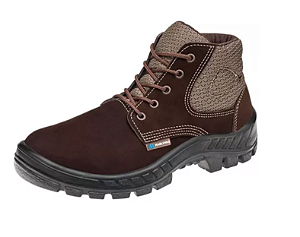 Nobuck Marluvas 50b26 Cadarço Bota Botina Coturno Marrom