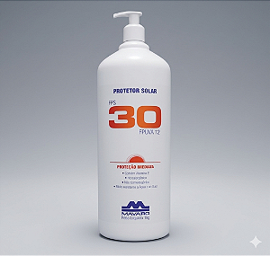 Protetor Solar Fps 30 Bloqueador Mavaro 1kg Não Oleoso Epi