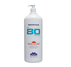 Protetor Solar Mavaro Fps 80 1kg Proteção Uv Mavaro