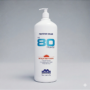 Protetor Solar Mavaro Fps 80 1kg Proteção Uv Mavaro