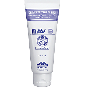 Creme Protetor De Pele Antibactericida Mav B 120 gr