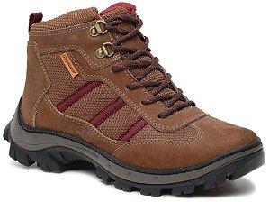 Bota Coturno Segurança Trabalho nobuck Cravo bico pvc