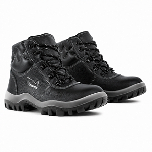 Bota Botina Masculina Segurança Miura Safetline Preto