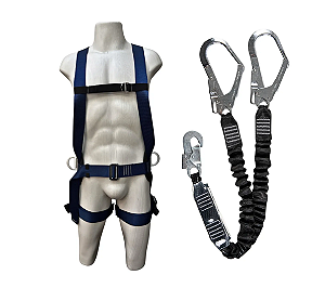 Cinto Paraquedista Apaseg 1 Ponto Ap 3075 + Talabarte Y Abs