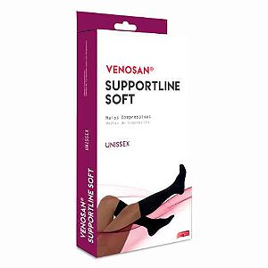 MEIA PRETA DE COMPRESSÃO VENOSAN UNISEX