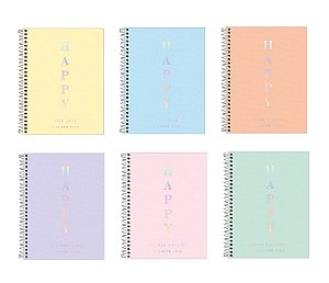 Agenda Espiral Planner Happy M7 Tilibra A Escolha