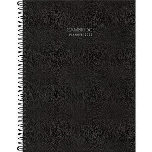 Agenda Espiral Planner Preta CAMBRIDGE M9 - Tilibra