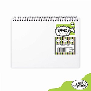 Caderno CD F.V.M Branco c/ Folhas Brancas 40Fls - Merci