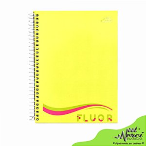 Caderno Esp. Colegial 1 matéria 80 Fls Fluor Merci Capa 03