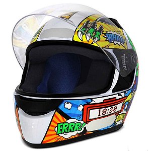 Capacete EBF New Spark Cartoon Bird