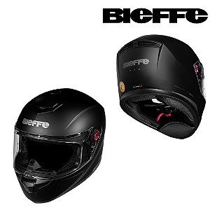 CAPACETE BIEFFE B-12 CLASSIC PRETO FOSCO