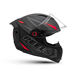 CAPACETE PEELS ICON PRO FAST PTO F/VERM