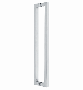 Puxador Duplo Purus 20x20 Kromax