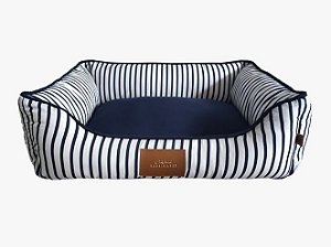 Cama Europa Paris Fábrica Pet Azul Marinho