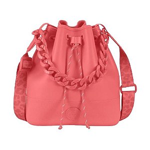 Bolsa Feminina Moleca 50011.5 Pvc Coral Elegance