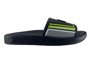 Chinelo Rider Pump Slide 11784 Preto Preto Verde