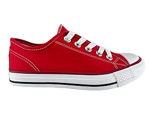 Tenis Street Star Basket Classic St0700 Lona Vermelho