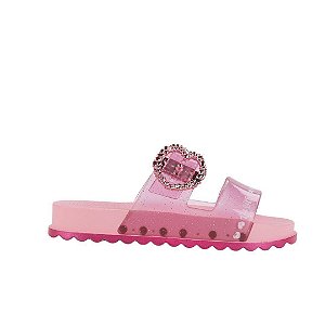 CHINELO DISNEY 22480 BABUCH LULUCA SHINE COMFORT PRETO ROSA