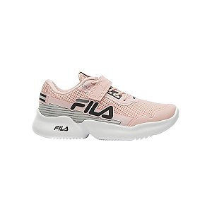 Tenis Fila Kids Split Menina Rosa Prata Preto