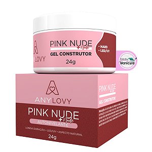 Gel Hard Autonivelante Light Pink - AnyLovy (24g) - Casa da Manicure