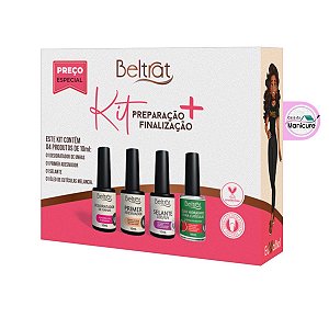 Kit Preparação e Finalização Alongamento de Unhas - Beltrat