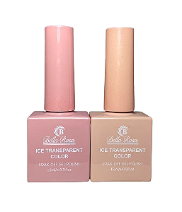 Esmalte em Gel LED/UV Translúcido Camuflagem (15ml) - Bella Rosa