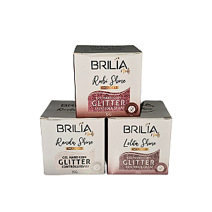 Gel Glitter Hard Control Molde F1 - Brilia (15g)