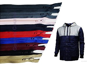 ziper 05 para jaquetas 70cm varias cores