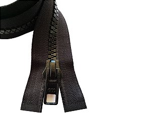 ziper para jaquetas 08 com 80cm preto
